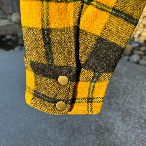 ALDO women’s wool jacket coat checked elastic at side full zipper front size M - Picture 9 of 12